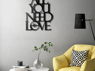 ALL YOU NEED IS LOVE, BYSTAG BYSTAG Interior landscaping Kim loại Black