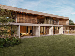 Conjunto Rancho Avandaro, Cesar Cardoso Arquitectos Cesar Cardoso Arquitectos Country house Concrete