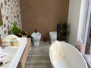 ambientazione bagno moderno, F.lli Granato s.r.l. F.lli Granato s.r.l. Modern bathroom Wood Wood effect