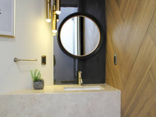 Remodelación de medio baño residencial. , CID INTERIORISMO CID INTERIORISMO Baños modernos