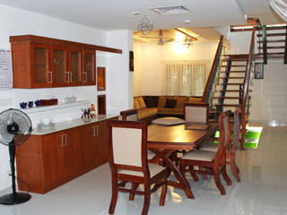 Completed Project, Infra I Nova Pvt.Ltd Infra I Nova Pvt.Ltd Asian style dining room Wood Wood effect