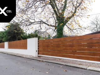 Modern Wood. Poziome ogrodzenie drewnopodobne Xcel, XCEL Fence XCEL Fence Halaman depan