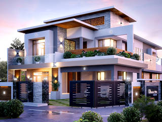 Best Interior designs in Kerala—Monnaie Architects & Interiors, Monnaie Interiors Pvt Ltd Monnaie Interiors Pvt Ltd Rumah Klasik