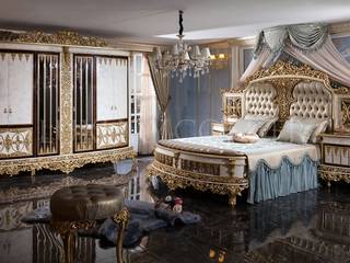 Bedroom Models, LUXURY LINE FURNITURE LUXURY LINE FURNITURE Classic style bedroom Wood Amber/Gold
