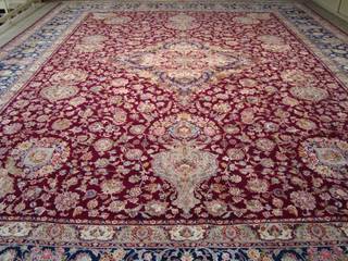 Extra Large Persian Handmade Carpets, PrestiRug PrestiRug Pavimentos Lã Laranja