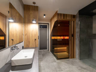 Przeszklona Sauna 3w1 (sucha + parowa + infrared), Safin Safin Moderner Spa