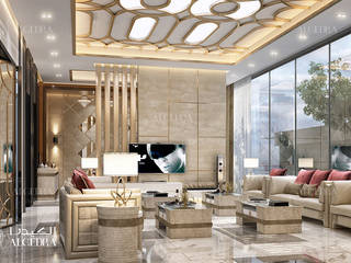 Luxury living room design in contemporary style, Algedra Interior Design Algedra Interior Design Salones modernos