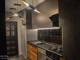 Mutfak Tasarımı, NEG ATÖLYE İÇ MİMARLIK NEG ATÖLYE İÇ MİMARLIK Modern kitchen Granite