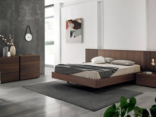 NOX _ изголовье MIES, MOBENIA® MOBENIA® Minimalist bedroom Engineered Wood Transparent