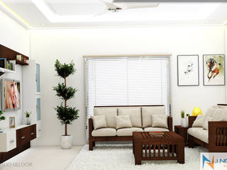 Living Room, Infra I Nova Pvt.Ltd Infra I Nova Pvt.Ltd Interior garden Wood Wood effect