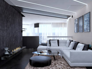 Интерьер в стиле минимализм, bait.INTERIOR bait.INTERIOR Living room