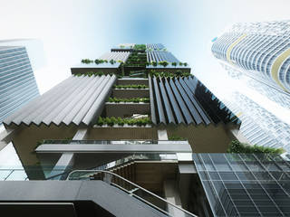 Transsion Tower, Building in ‘Spirits of the Internet’ , Architecture by Aedas Architecture by Aedas 商業空間
