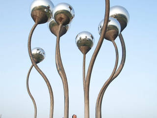 Sprouts Steel Art - Vibhor Sogani, Vibhor Sogani Vibhor Sogani Rock Garden Metal