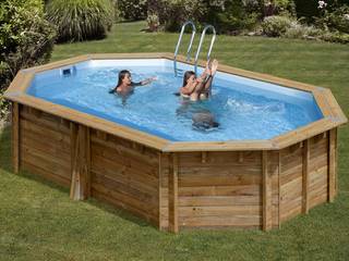 Piscines en bois, HomePiscine HomePiscine مسبح حديقة خشب Wood effect