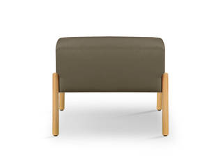 COD ottoman - beech wood and fabric, Porventura Porventura Modern living room لکڑی Wood effect