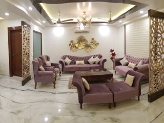 Residencial Project -3, Esthetics Interior Esthetics Interior Classic style living room Purple/Violet