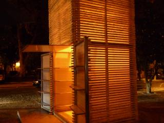 Quiosque - Lanterna Urbana de Vila Viçosa, Jorge Cruz Pinto + Cristina Mantas, Arquitectos Jorge Cruz Pinto + Cristina Mantas, Arquitectos オリジナルデザインの 書斎