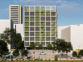 "Green Box" - Architecture Design of College in Mumbai by Basics Architects, Basics Architects Basics Architects 商業空間