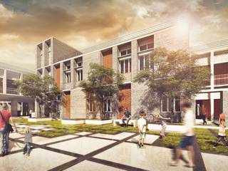 Master Plan of DBDS Shriram School by Basics Architects, Basics Architects Basics Architects Commercial spaces