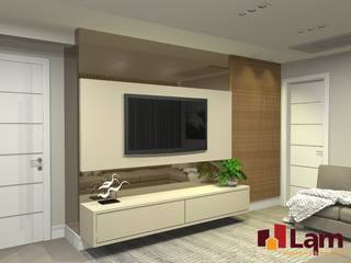 Apto. The Address, LAM Arquitetura | Interiores LAM Arquitetura | Interiores Modern living room