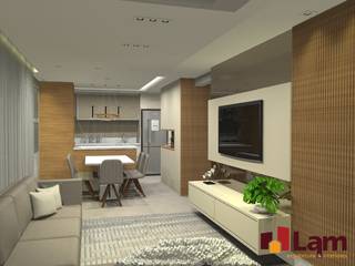 Apto. The Address, LAM Arquitetura | Interiores LAM Arquitetura | Interiores Modern living room