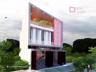 CASA JARDÍN | FLUVIAL, PUERTO VALLARTA, TALLARQ TALLARQ Eengezinswoning Beton