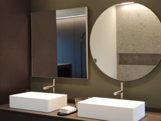 suite dressing / salle de bain, BEDUCHAUD EBENISTE BEDUCHAUD EBENISTE Modern style bathrooms