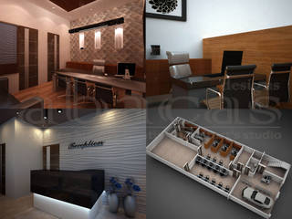 Office Interior, abacas : architects & interior designers abacas : architects & interior designers 모던스타일 서재 / 사무실