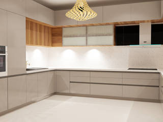 shriram chirping woods, Studio 89 interiors Studio 89 interiors Small kitchens