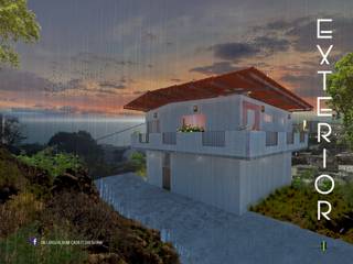 CASA FLORENTINA | PUERTO VALLARTA, TALLARQ TALLARQ Eengezinswoning Beton