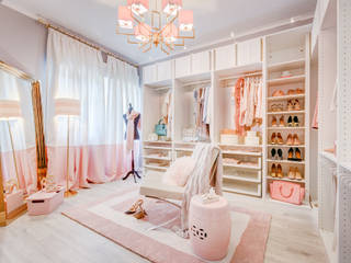 Project - Dream Bedroom Closet, LojaQuerido by Ana Antunes LojaQuerido by Ana Antunes クラシックデザインの ドレッシングルーム