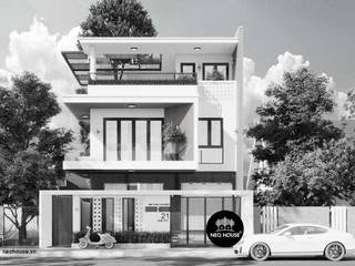 Mẫu thiết kế biệt thự đẹp 3 tầng hiện đại tại Tphcm, NEOHouse NEOHouse