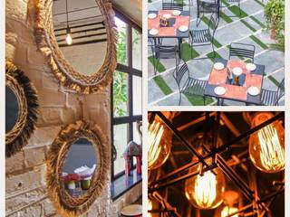 Handi Restaurant, Vaishali Nagar, A & A Design Practice A & A Design Practice Taman interior