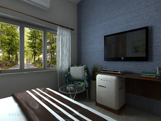 Resort Interior Design in Goa, Cee Bee Design Studio Cee Bee Design Studio Classic style bedroom