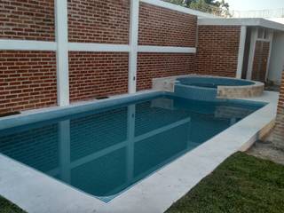 ALBERCA DE 7.50 * 3.50, ALBERCAS Y TERRAZAS ALBERCAS Y TERRAZAS Garden Pool Reinforced concrete