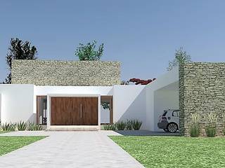 CASA LOS NOGALES 2 CHICUREO, Martin Rojas Arquitectos Asoc. Martin Rojas Arquitectos Asoc. Срубы