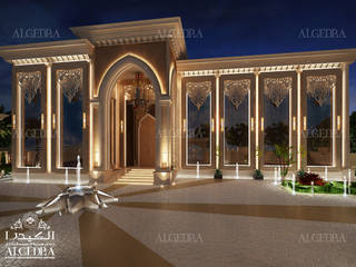 Modern villa design in Dubai Islamic style, Algedra Interior Design Algedra Interior Design Parcelas de agrado