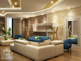 تصميم غرفة معيشة على الطراز الحديث في الكويت, Algedra Interior Design Algedra Interior Design غرفة المعيشة