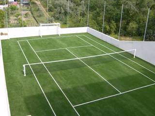 Campo de ténis em relva artificial, Norpavi Norpavi Gimnasios domésticos modernos