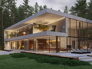 Архитектурный проект New Paradise, Suiten7 Suiten7 Villa Beton Grau