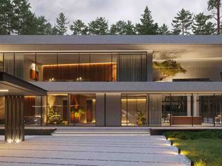 Архитектурный проект New Paradise, Suiten7 Suiten7 Villa Beton Grau