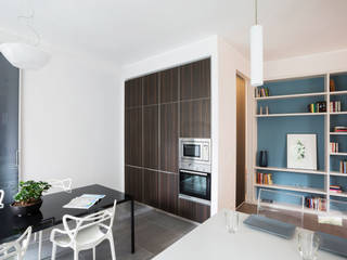 Appartamento 1+1 - Design e concretezza, Matteo Magnabosco Architetto Matteo Magnabosco Architetto Salas de jantar modernas