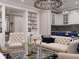 квартира ЖК Сердце столицы от VITTAGROUP, VITTAGROUP VITTAGROUP Classic style living room