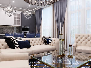 квартира ЖК Сердце столицы от VITTAGROUP, VITTAGROUP VITTAGROUP Classic style living room