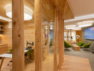 Raiffeisenbank Klosters, architetta schiers ag architetta schiers ag Commercial spaces