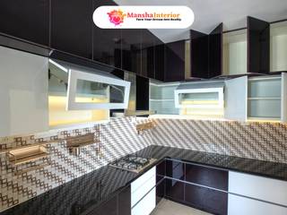 Prestige Lakeside Habitat - Mr. Swagat Mishra 3BHK Interiors, Mansha Interior Mansha Interior Dapur Gaya Asia