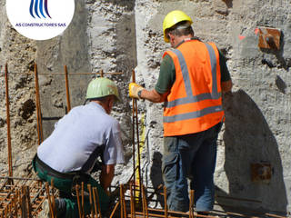 Estructuras Arquitectónicas, AS Constructores AS Constructores Ticari alanlar Beton