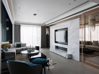 台中西區 朱公館, 成綺空間設計 成綺空間設計 Living room