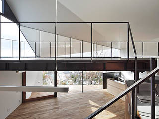 KHOUSE, D.I.G Architects D.I.G Architects Modern Corridor, Hallway and Staircase Iron/Steel