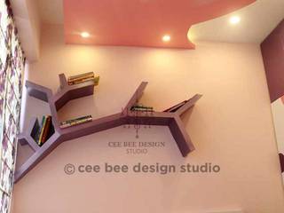 Exclusive and Customised Apartment, Cee Bee Design Studio Cee Bee Design Studio Cuartos pequeños